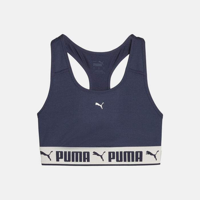 بوما صدرية رياضية سترونج ميد-امباكت للنساء أزرق image number 0