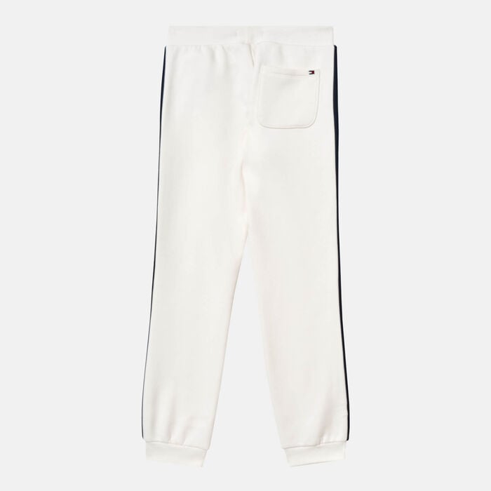تومي هيلفيغر بنطال جلوبال سترايب كافد ليج للاطفال أبيض image number 1
