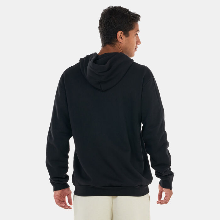 اديداس هودي لاونج فرينش تيري بسحّاب كامل للرجال أسود image number 1