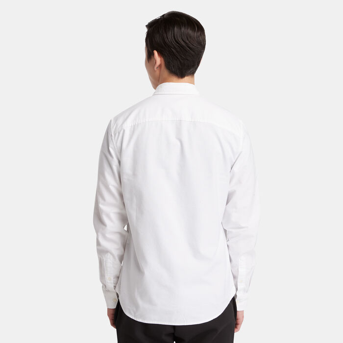 تمبرلاند قميص أوكسفورد للرجال أبيض image number 1