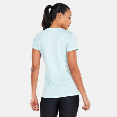 اندر ارمر تيشيرت UA تك كريست للنساء أزرق