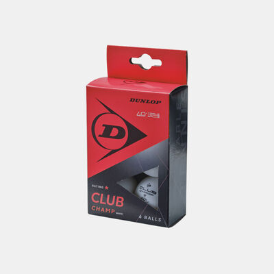 دنلوب كرات تنس الطاولة 40+ كلوب تشامب (6 كرات) متعدد