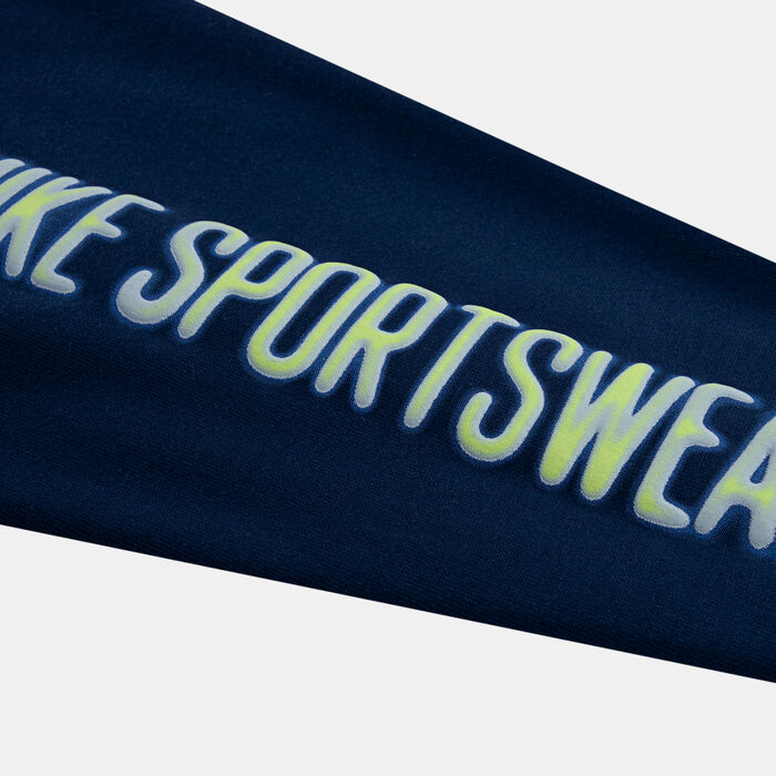 نايكي طقم هودي وبنطال سبورتسوير للأطفال أزرق image number 4