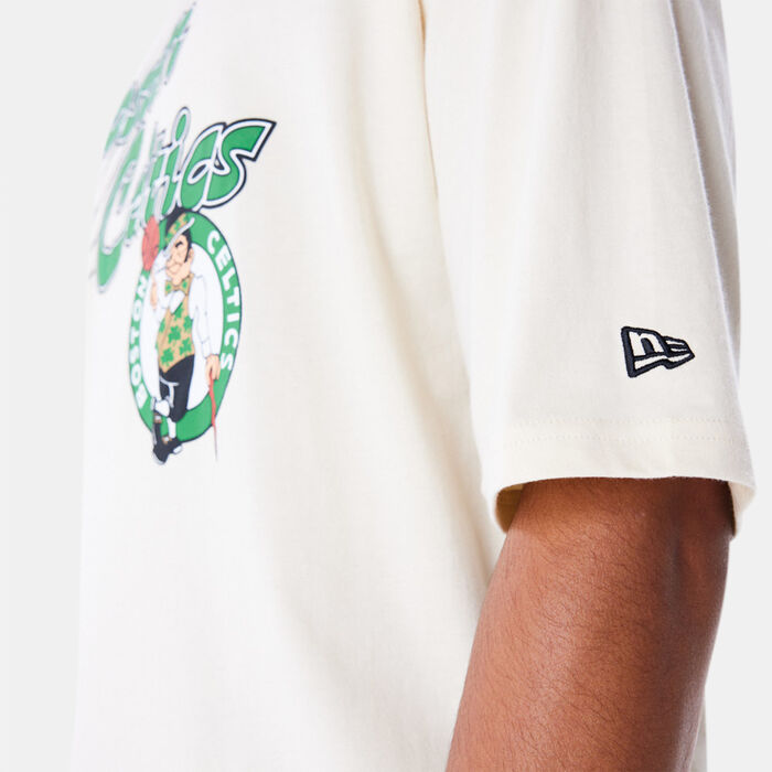 نيو ايرا تيشيرت ان-بي-ايه بوسطن سيلتيكس سكريبت للرجال بيج image number 3