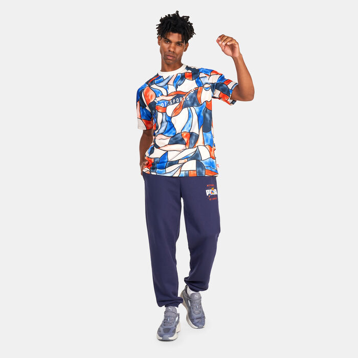 بوما تيشيرت تراك ميت برينتد اكتيف للرجال بنى image number 2