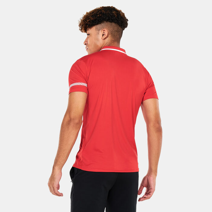 اسيكس تيشيرت كورت للرجال أحمر image number 1