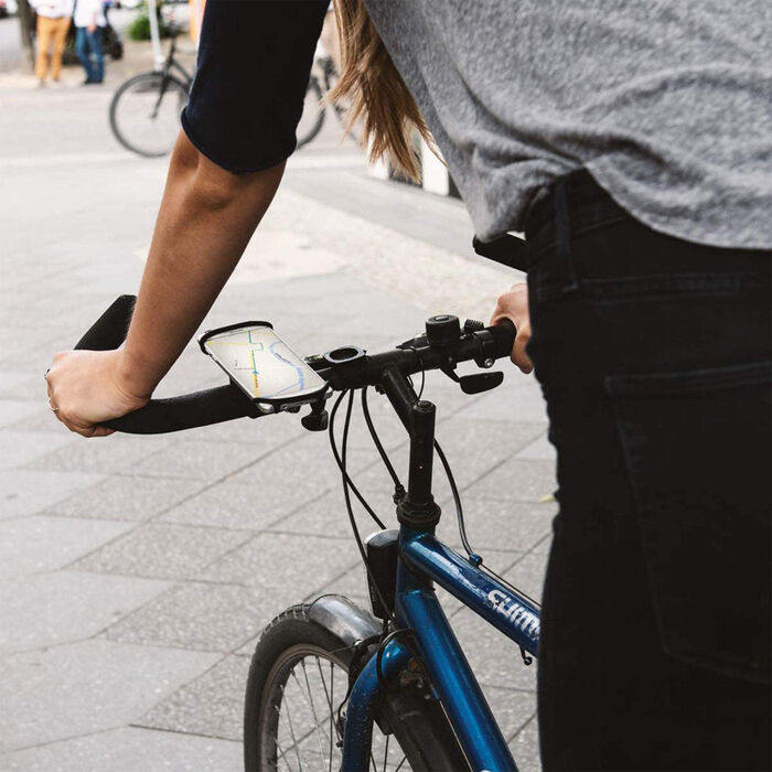 سبارتان حامل هاتف للدراجة أسود image number 2