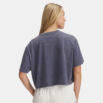 اندر ارمر تيشيرت ريفال ووش للنساء رمادي