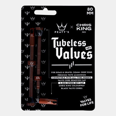 بيتيز صمامات x كريس كينج (MK2) تيوبليس - 80 مم أحمر