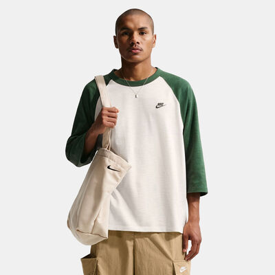 نايكي تيشيرت سبورتسوير كلوب بأكمام راجلان طول 3/4 للرجال أخضر