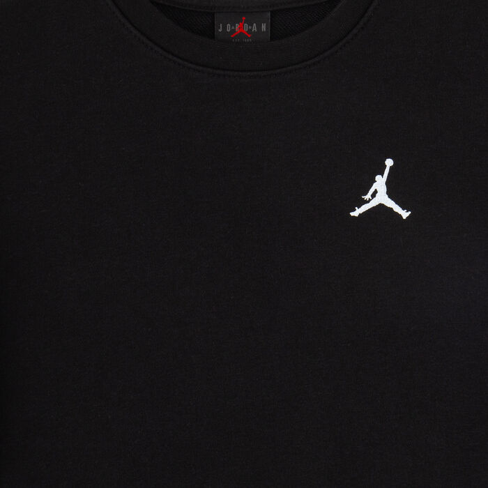 نايكي سويتشيرت بروكلين فليس للأطفال أسود image number 2