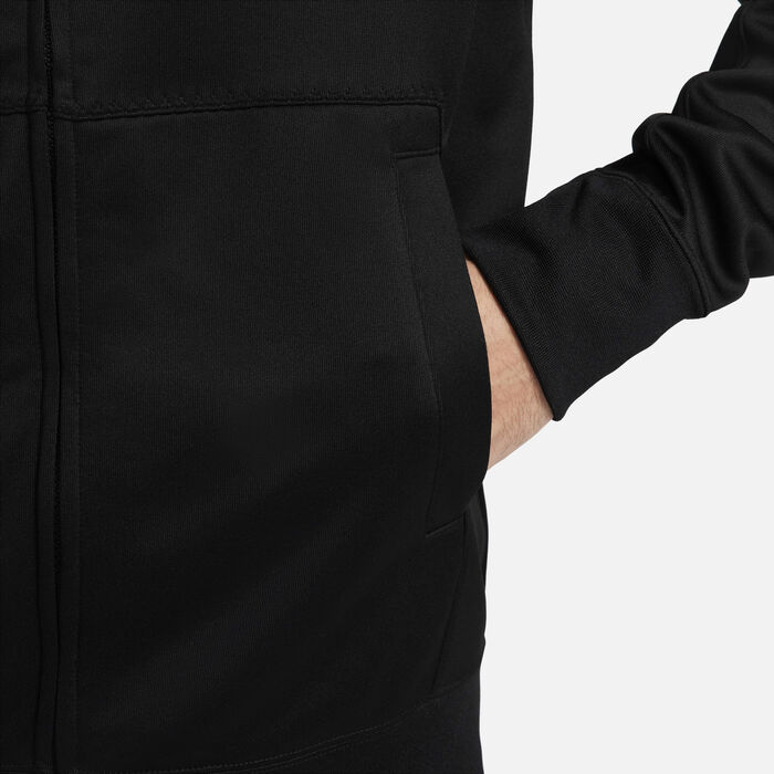 نايكي اير ماكس هودي بسحاب كامل للرجال أسود image number 4