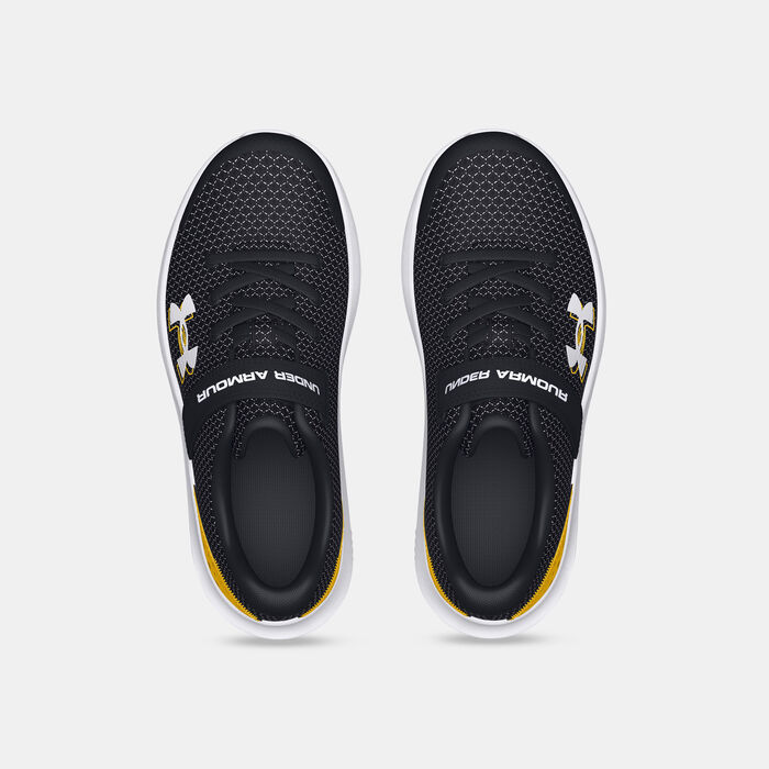 اندر ارمر حذاء الجري سيرغ 4 للأطفال أسود image number 4