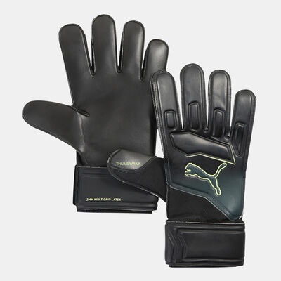 بوما قفازات حارس مرمى كرة القدم الترا بلاي بقصة عادية للأطفال أسود