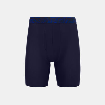 اندر ارمر بوكسر بيرفورمنس تيك بوكسر جوك الشبكي للرجال (عبوة من 3 قطع) أزرق