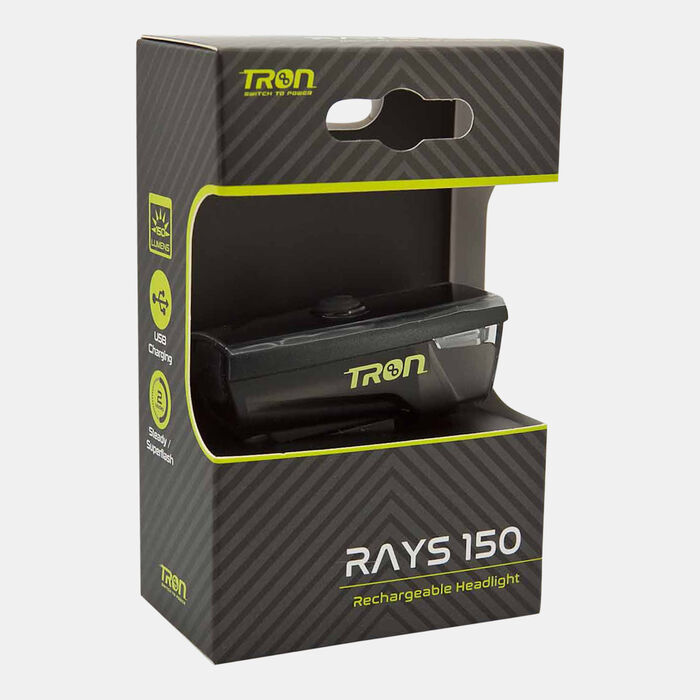 ترون مصباح إنارة أمامي للدراجة رايز 150LM LED أبيض image number 2