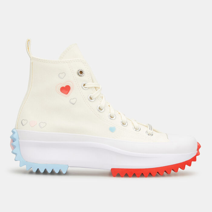 كونفرس حذاء رن ستار هايك بلاتفورم للرجال والنساء أبيض image number 0