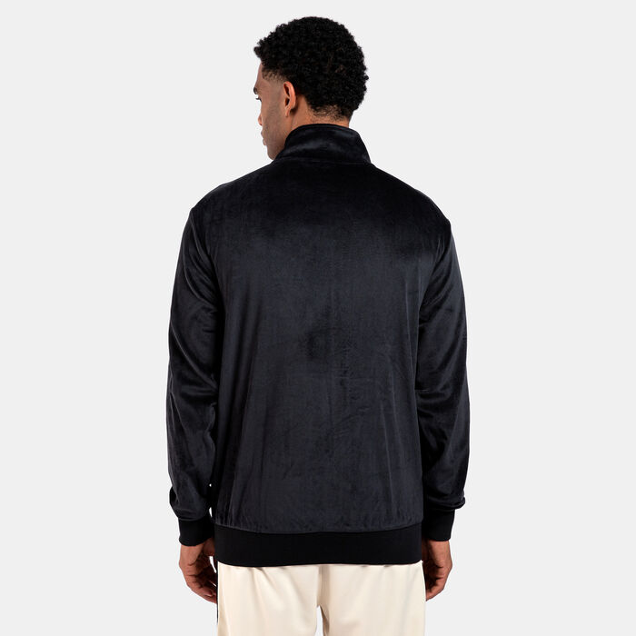 نيو ايرا جاكيت ان-بي-ايه شيكاغو بولز لايفستايل فيلور بسحاب كامل للرجال أسود image number 1