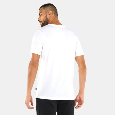 بوما تيشيرت مونوجرام جرافيك للرجال أبيض