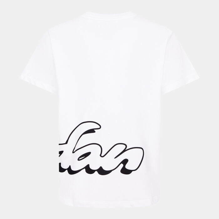 جوردن تيشيرت انهانسمنت بنص مكتوب للأطفال أسود image number 1