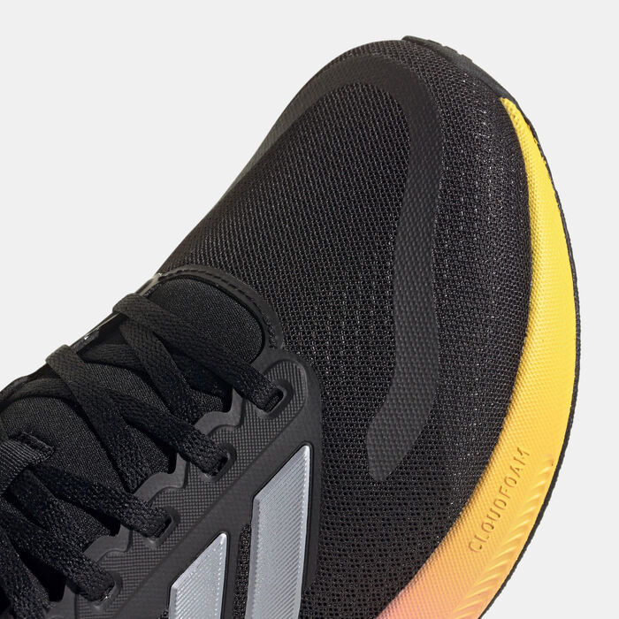 اديداس حذاء الجري رن فالكون 5 للرجال أسود image number 5