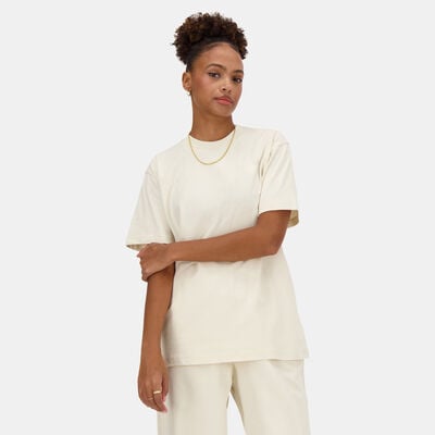 نيو بالانس تيشيرت أثليتكس جيرسي للنساء بيج