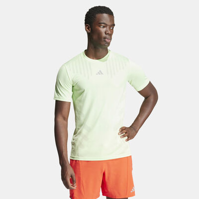 اديداس تيشيرت التمرين هيت اير-تشِل للرجال أخضر