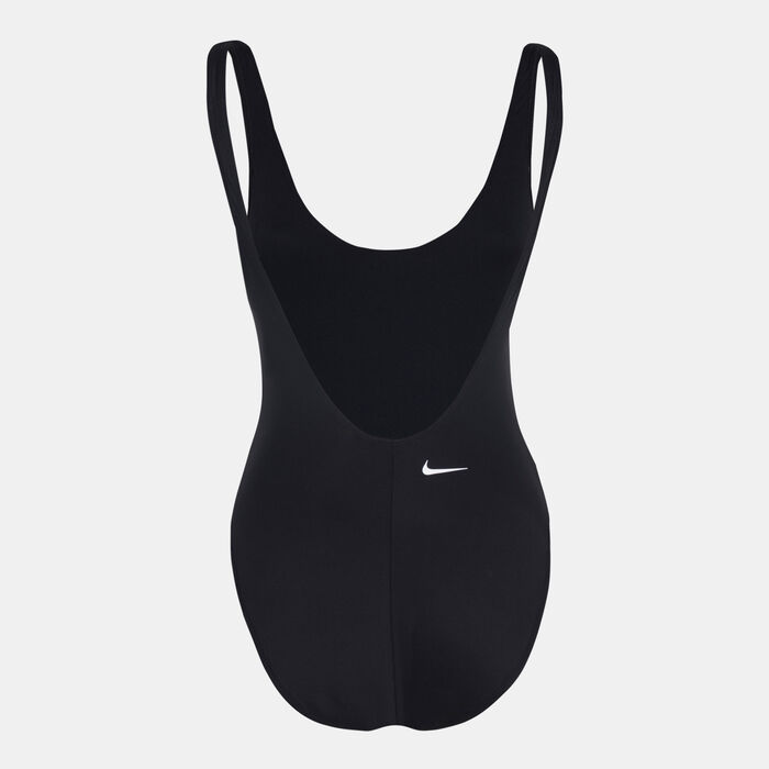 نايك سويم بدلة سباحة يو باك للنساء (قطعة واحدة) أسود image number 1