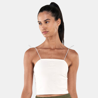 اديداس اورجينال تيشيرت ايلاستيك للنساء أبيض