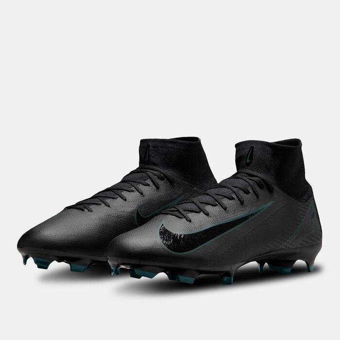 نايكي حذاء كرة القدم ميركيوريال سوبرفلاي 10 برو فيرم جراوند للرجال أسود image number 1