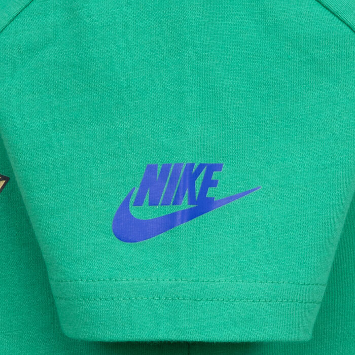 نايكي تيشيرت بوكسي جوت زيم للأطفال أخضر image number 3