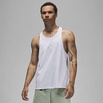 جوردن فلايت MVP تيشيرت شبكي قابل للعكس للرجال أبيض