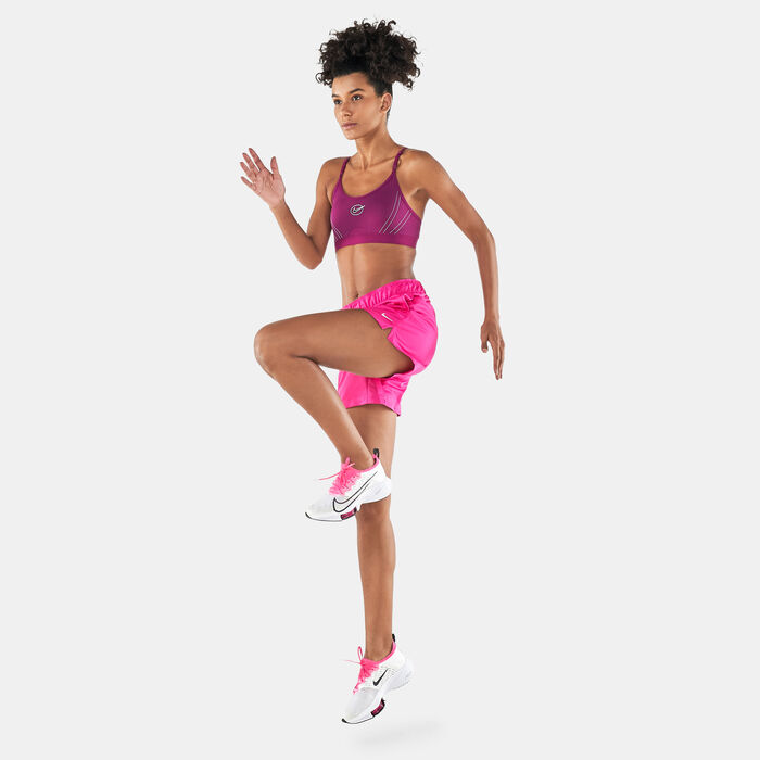 نايكي شورت دراي-فت اتاك للنساء وردي image number 2