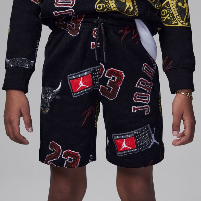 جوردن MJ ايسنشالز شورت للأطفال الصغار أسود image number 1