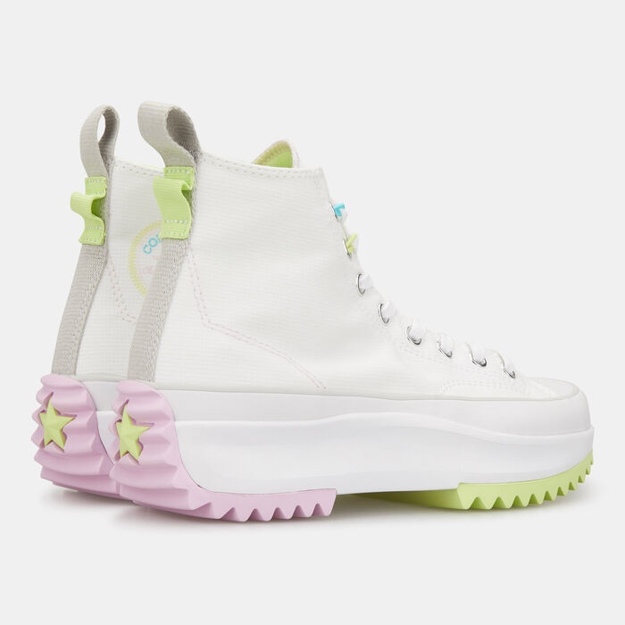 كونفرس حذاء رن ستار هايك بلاتفورم للرجال والنساء أبيض image number 3