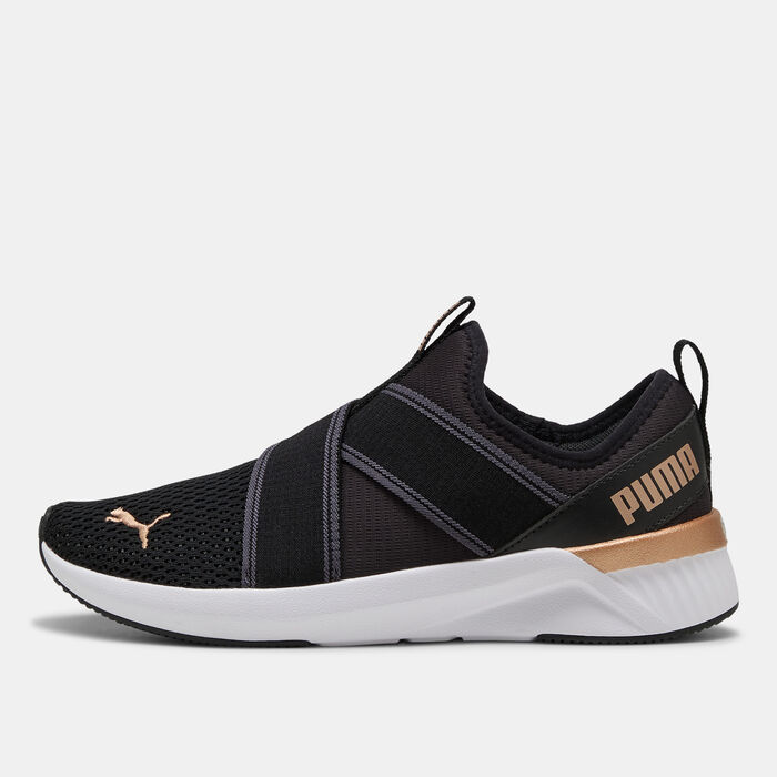 بوما حذاء الجري SOFTRIDE هارلي سليب-أون للنساء أسود image number 0