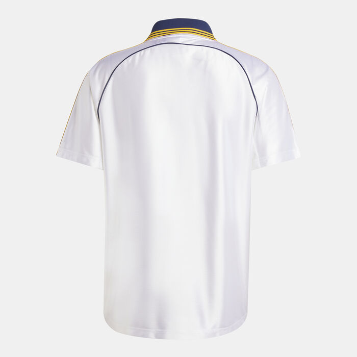 اديداس تيشيرت كرة القدم ريال مدريد 99/00 الأساسي ريترو للرجال أبيض image number 1