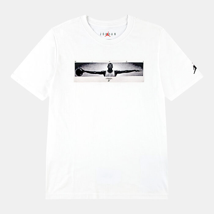 نايكي تيشيرت وينجز جرافيك للأطفال أبيض image number 0