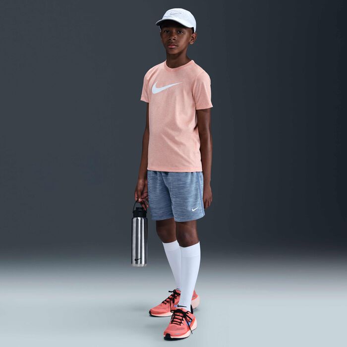 نايكي شورت مالتي دراي-فت للأطفال أزرق image number 0