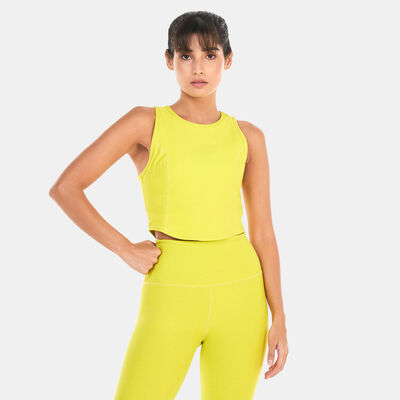 بيوند يوغا تيشيرت بلا أكمام سبيسداي موتيفيت كروبد للنساء بنفسجي