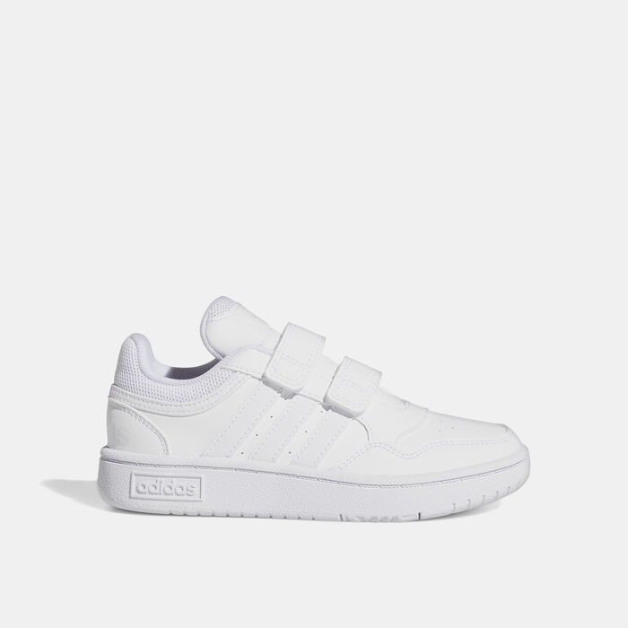 اديداس حذاء هوبس لايفستايل باسكت بول هوك-اند-لوب للاطفال أبيض image number 0