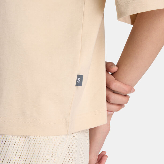 نيو بالانس سويت شيرت فلاور لوجو للنساء بنى image number 3