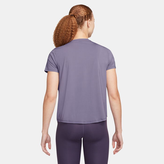 نايكي تيشيرت التدريب وان كلاسيك دراي-فت للنساء بنفسجي image number 1