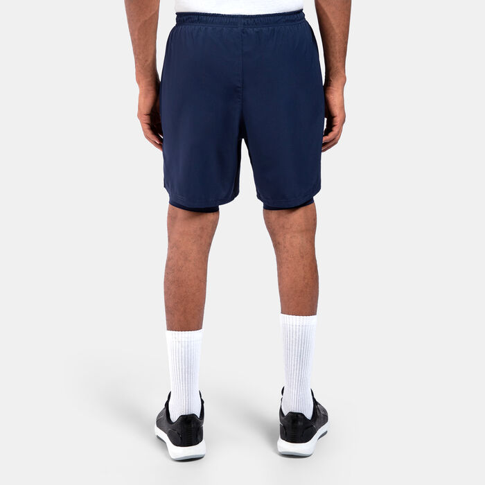 نيو بالانس شورت اسباير 2-في-1 للرجال أسود image number 1