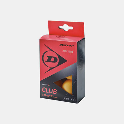 دنلوب كرات تنس الطاولة 40+ كلوب تشامب (6 كرات) أزرق