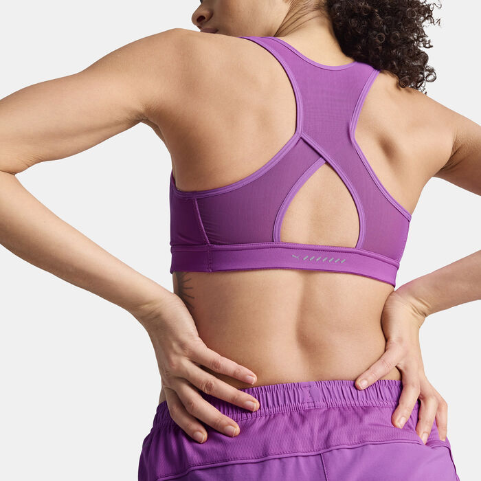 بوما صدرية الجري الرياضية 4KEEPS بدعم متوسط للنساء بنفسجي image number 4