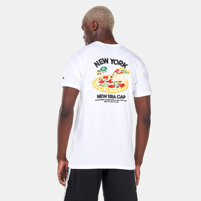 نيو ايرا تيشيرت فود جرافيك للرجال أبيض image number 1