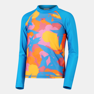 سبيدو تيشيرت راشجارد برينتد بأكمام طويلة للاطفال أزرق