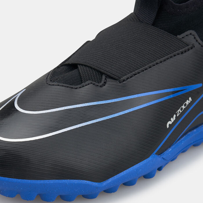 نايكي حذاء كرة القدم ميركوريال سوبرفلاي 9 اكاديمي لملاعب العشب الصناعي للاطفال أسود image number 5