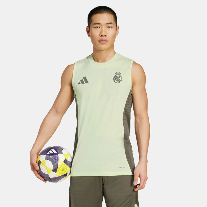 اديداس تيشيرت ريال مدريد تيرو 25 كومبتيشن لتمرين كرة القدم للرجال أخضر image number 0